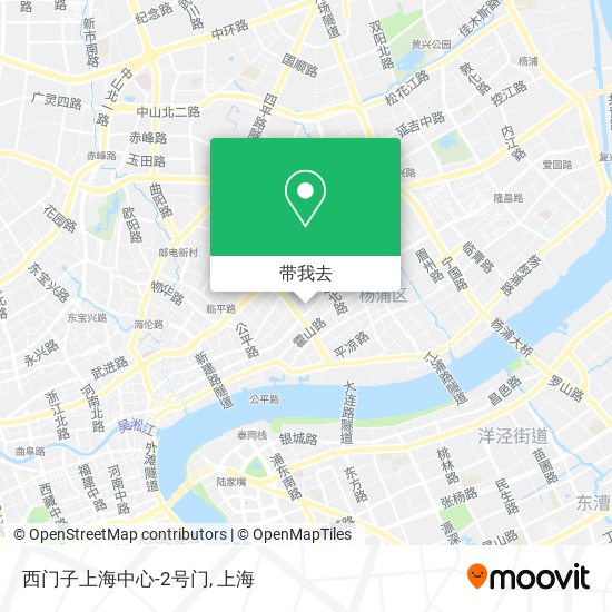 西门子上海中心-2号门地图