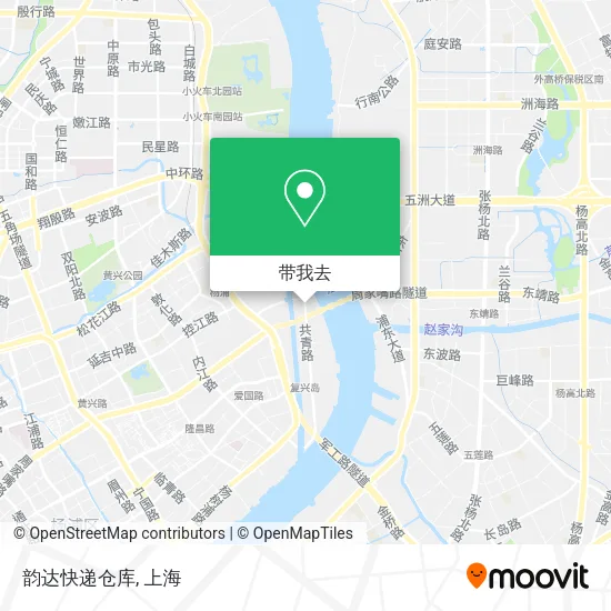 韵达快递仓库地图