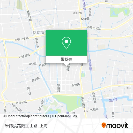 米筛浜路陆宝山路地图