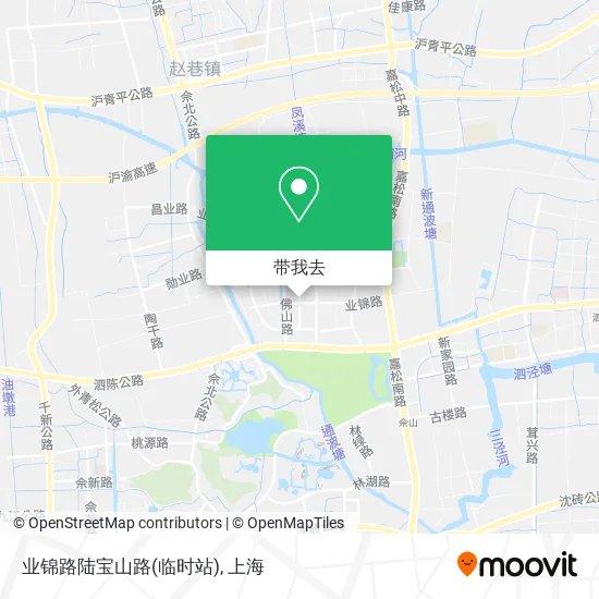 业锦路陆宝山路(临时站)地图