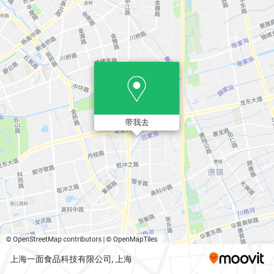 上海一面食品科技有限公司地图