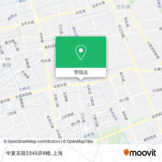 华夏东路2345弄8幢地图