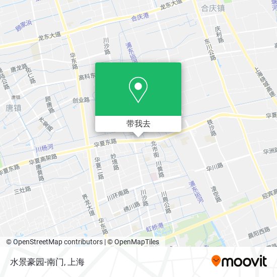 水景豪园-南门地图