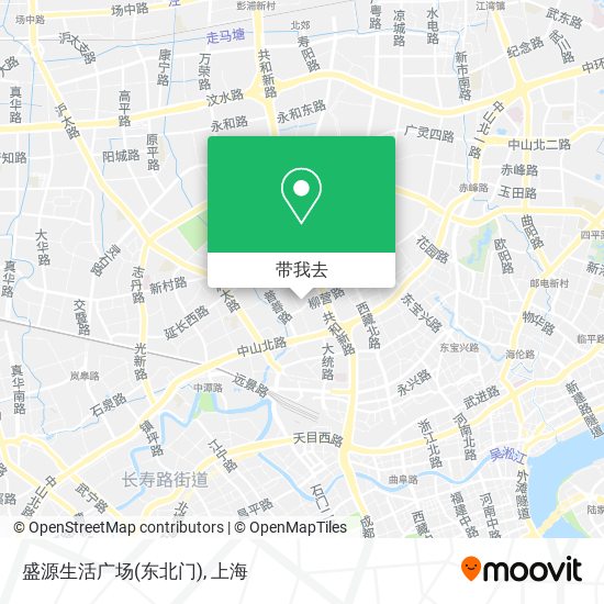 盛源生活广场(东北门)地图