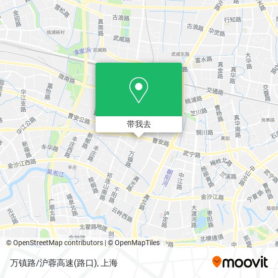 万镇路/沪蓉高速(路口)地图