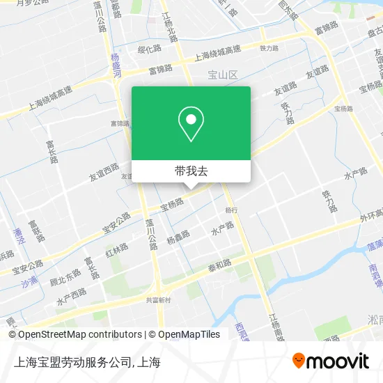 上海宝盟劳动服务公司地图