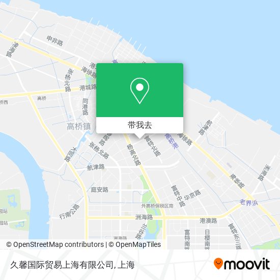 久馨国际贸易上海有限公司地图