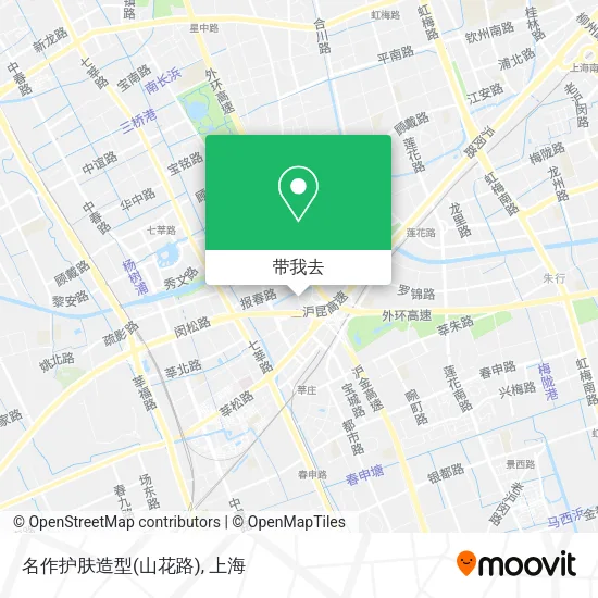 名作护肤造型(山花路)地图