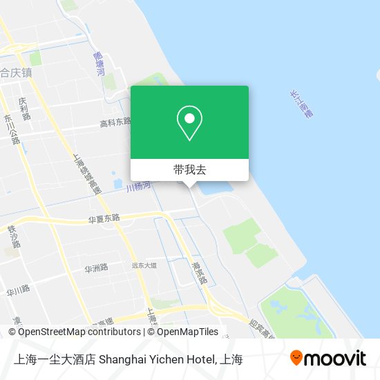 上海一尘大酒店 Shanghai Yichen Hotel地图