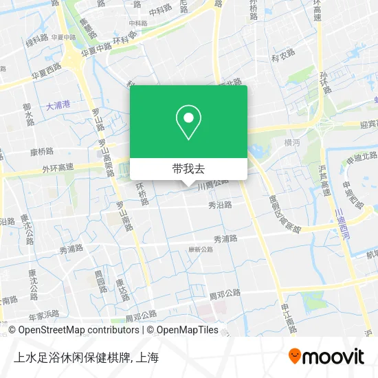 上水足浴休闲保健棋牌地图