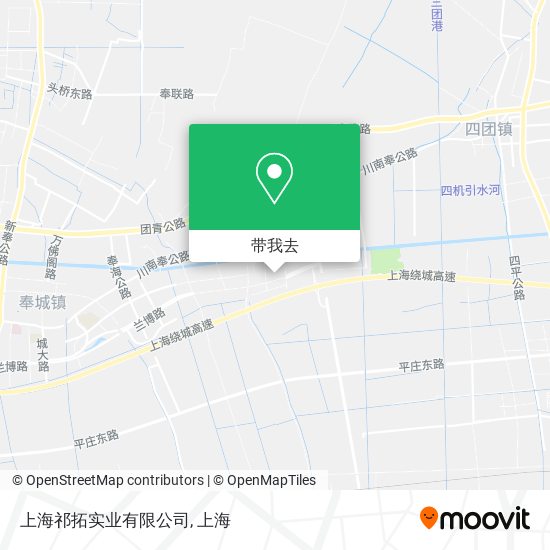 上海祁拓实业有限公司地图