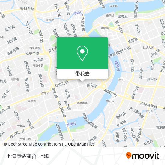 上海康络商贸地图