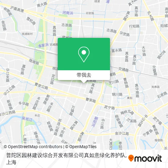 普陀区园林建设综合开发有限公司真如意绿化养护队地图