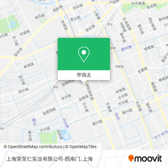 上海荣至仁实业有限公司-西南门地图