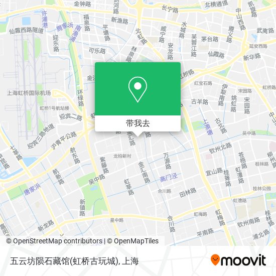 五云坊陨石藏馆(虹桥古玩城)地图