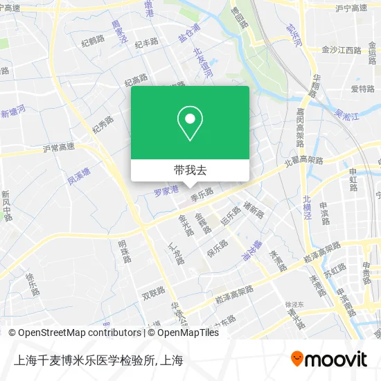 上海千麦博米乐医学检验所地图