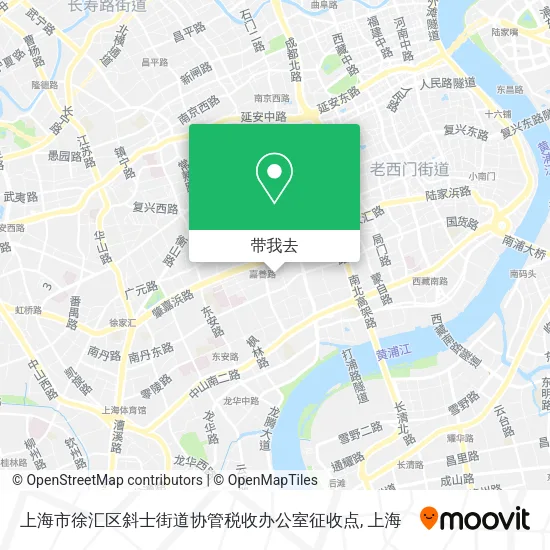 上海市徐汇区斜士街道协管税收办公室征收点地图