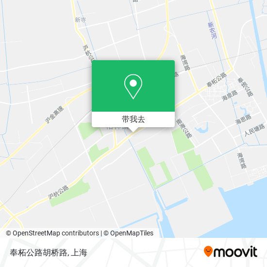 奉柘公路胡桥路地图