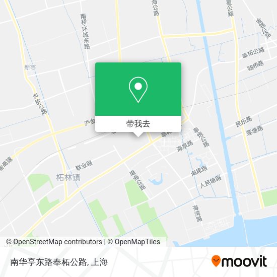 南华亭东路奉柘公路地图