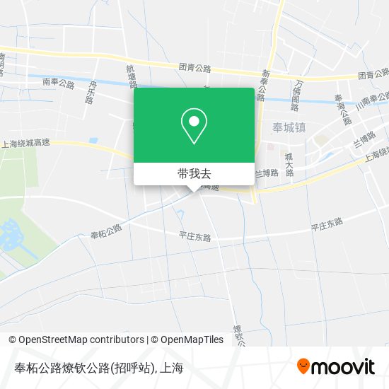 奉柘公路燎钦公路(招呼站)地图