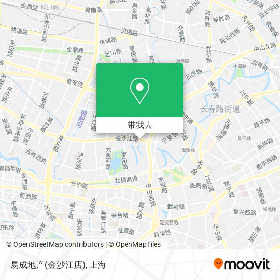 易成地产(金沙江店)地图