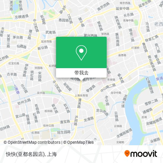 快快(亚都名园店)地图