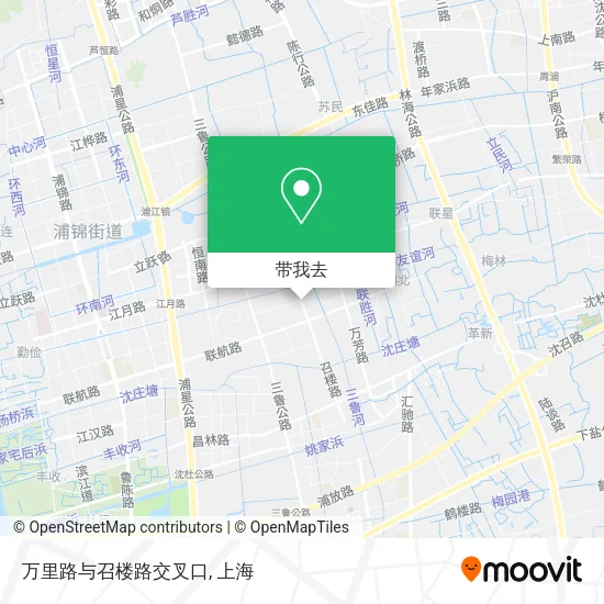 万里路与召楼路交叉口地图
