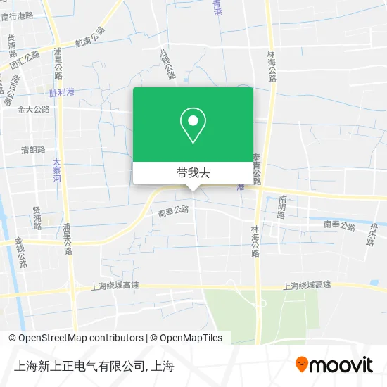上海新上正电气有限公司地图