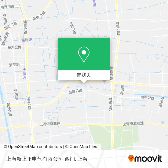 上海新上正电气有限公司-西门地图