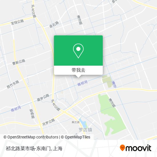 祁北路菜市场-东南门地图