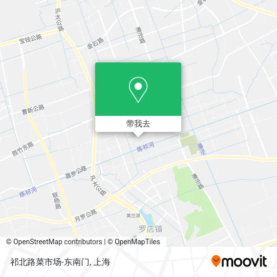 祁北路菜市场-东南门地图