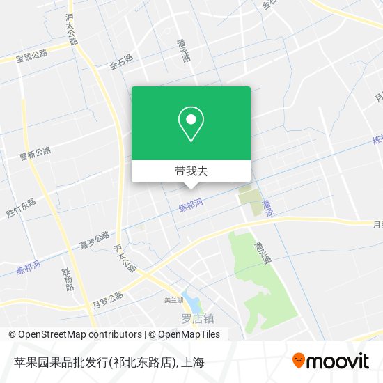 苹果园果品批发行(祁北东路店)地图