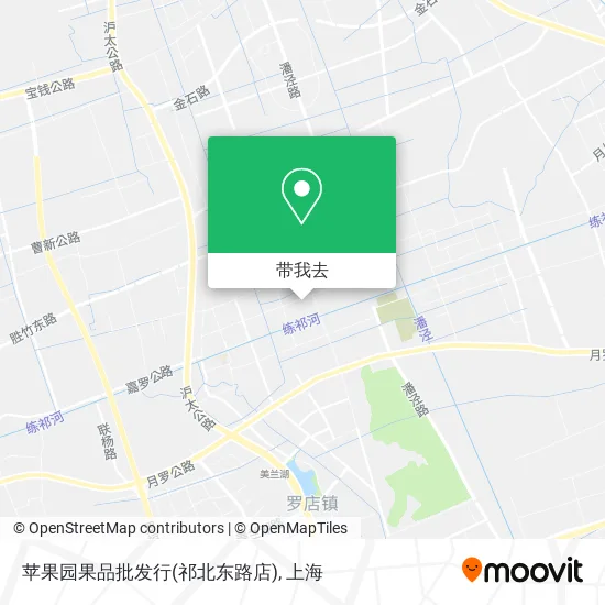 苹果园果品批发行(祁北东路店)地图