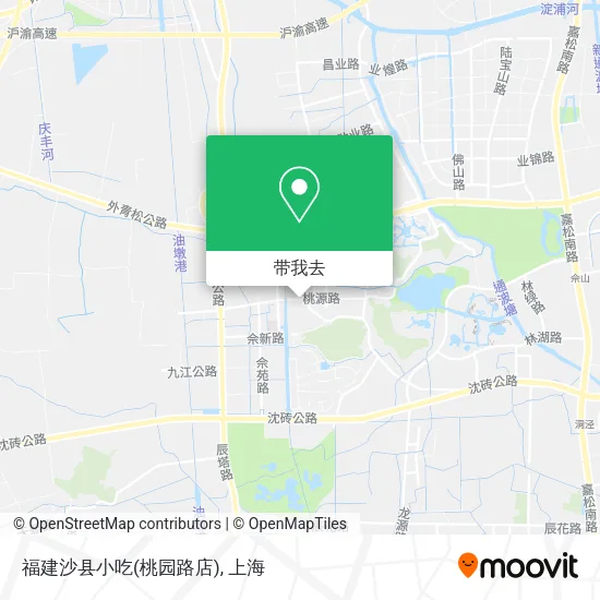 福建沙县小吃(桃园路店)地图