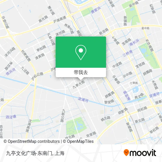 九亭文化广场-东南门地图