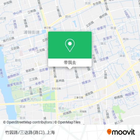 竹园路/三达路(路口)地图