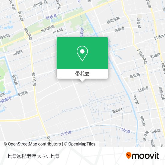 上海远程老年大学地图