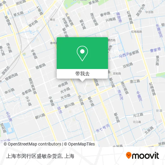 上海市闵行区盛敏杂货店地图