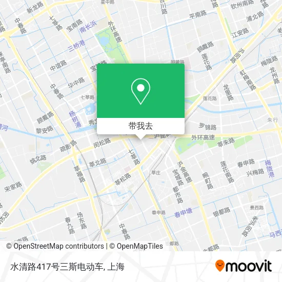 水清路417号三斯电动车地图