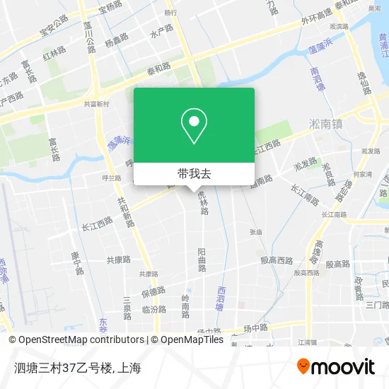 泗塘三村37乙号楼地图