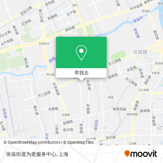 张庙街道为老服务中心地图