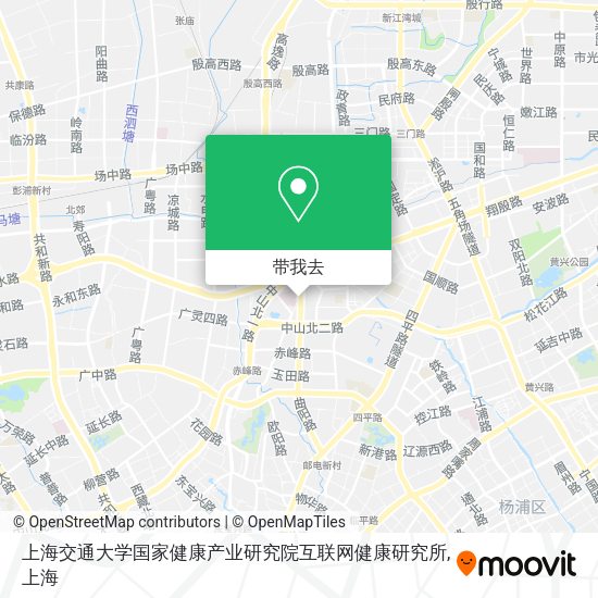 上海交通大学国家健康产业研究院互联网健康研究所地图
