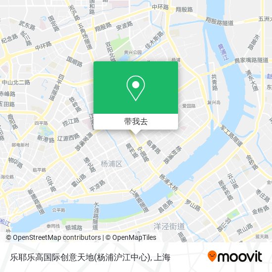 乐耶乐高国际创意天地(杨浦沪江中心)地图