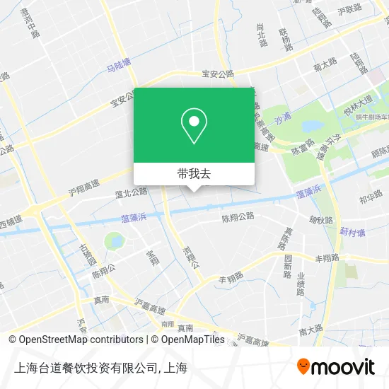 上海台道餐饮投资有限公司地图