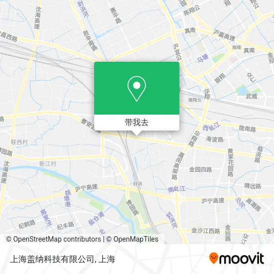 上海盖纳科技有限公司地图