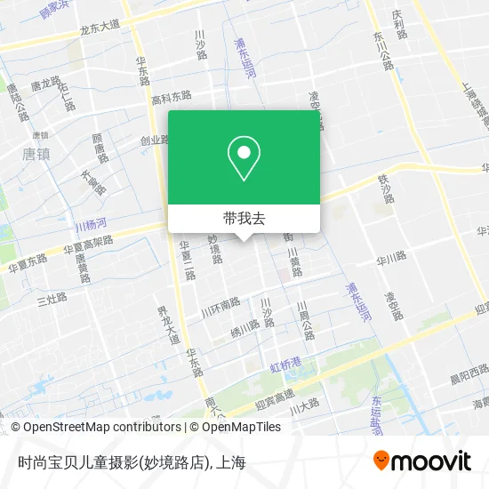 时尚宝贝儿童摄影(妙境路店)地图