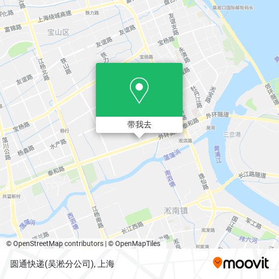 圆通快递(吴淞分公司)地图