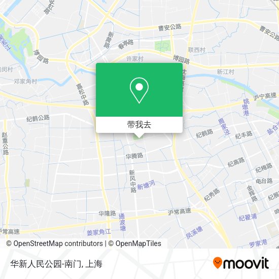 华新人民公园-南门地图