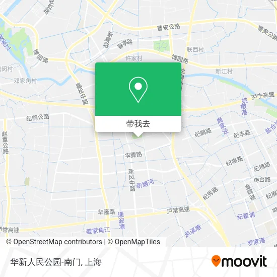 华新人民公园-南门地图