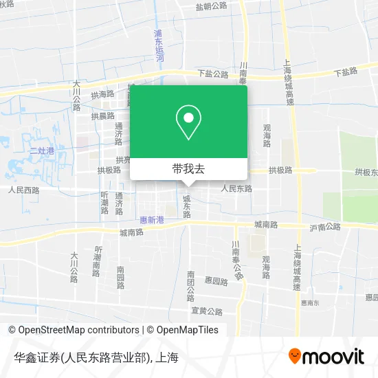 华鑫证券(人民东路营业部)地图
